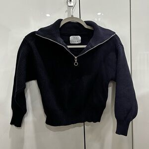 Zara Half-zip Seater | Navy